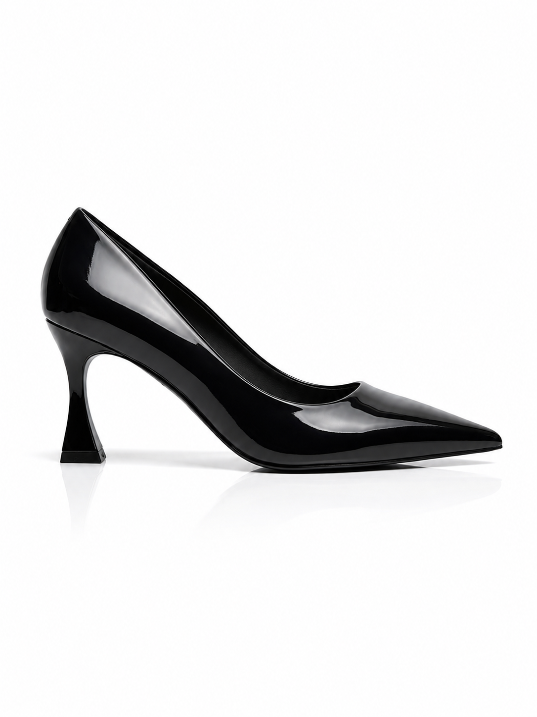 Élancia Chic— Escarpin Vernis Talon Sculpté MD-B5-BLACK