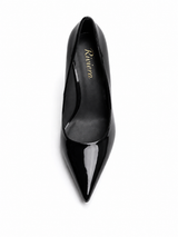 Élancia Chic— Escarpin Vernis Talon Sculpté MD-B5-BLACK