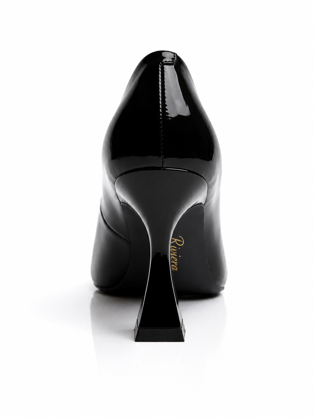 Élancia Chic— Escarpin Vernis Talon Sculpté MD-B5-BLACK