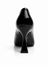 Élancia Chic— Escarpin Vernis Talon Sculpté MD-B5-BLACK
