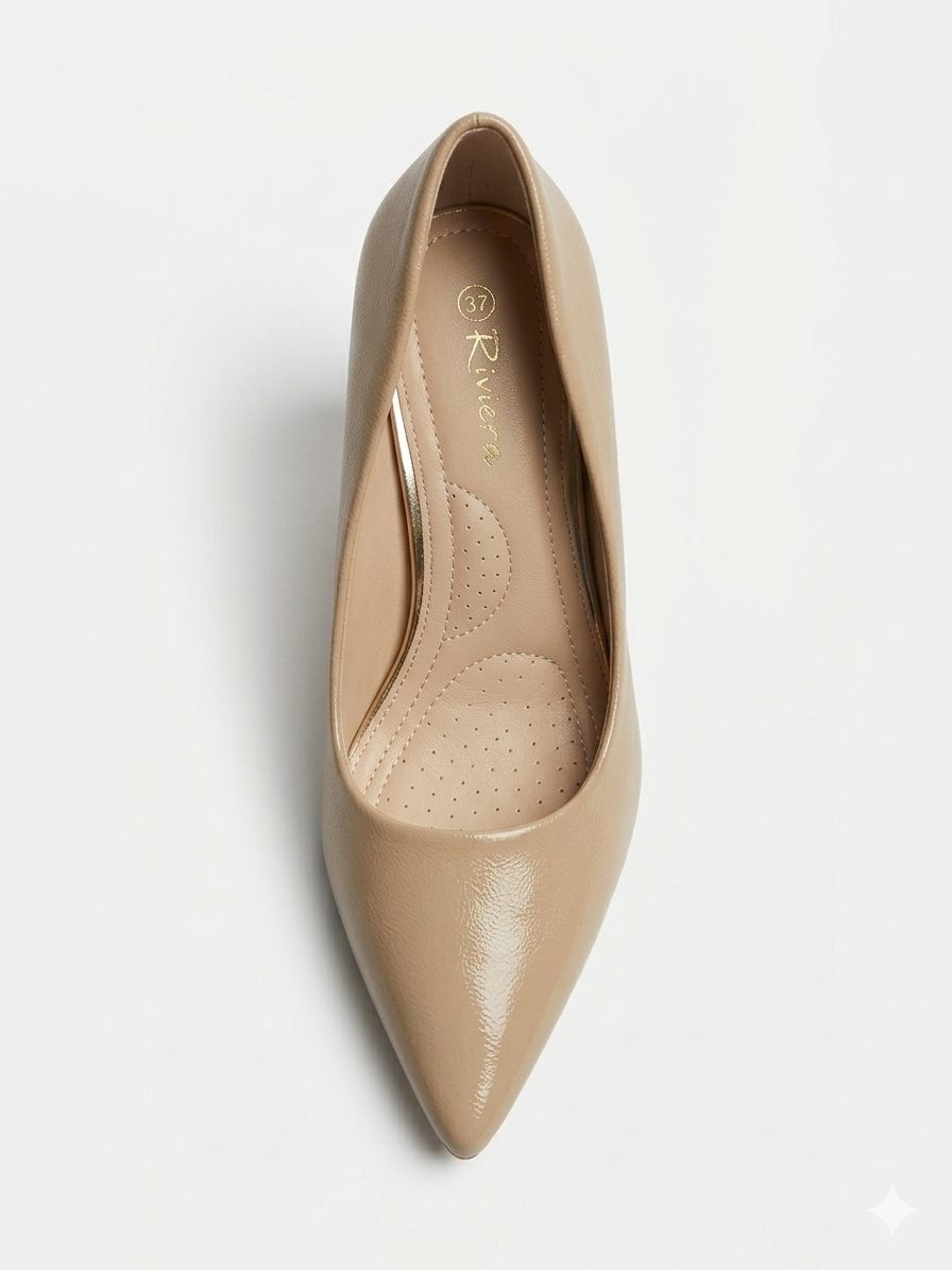 Nuvéa Élégance – Escarpins Nude MD6-19-KHAKI