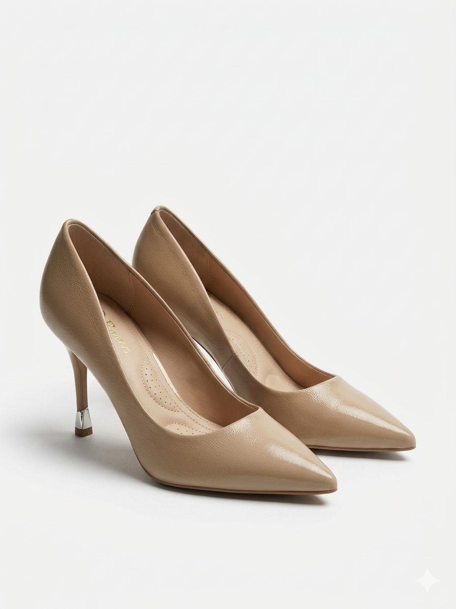 Nuvéa Élégance – Escarpins Nude MD6-19-KHAKI
