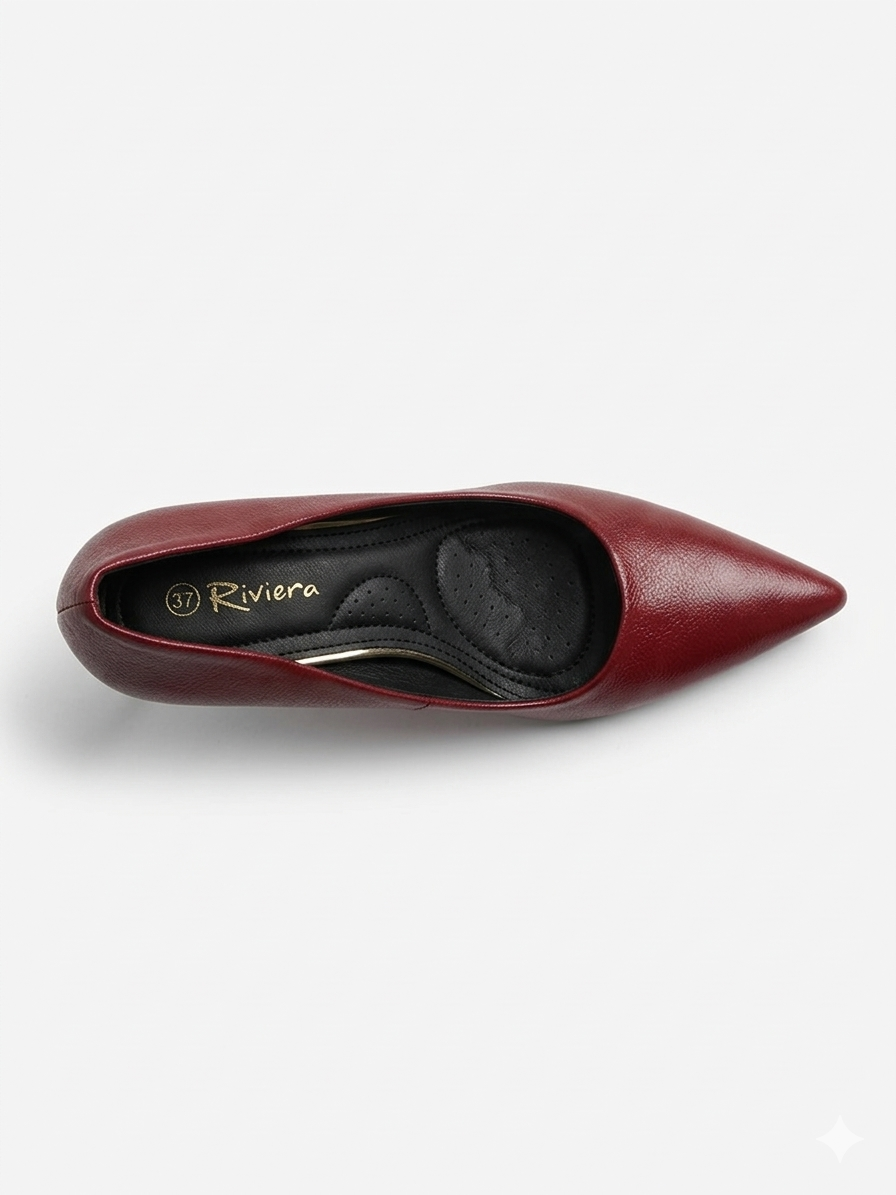 Scarlette Élégance – Escarpins Bordeaux MD6-19-MAROO