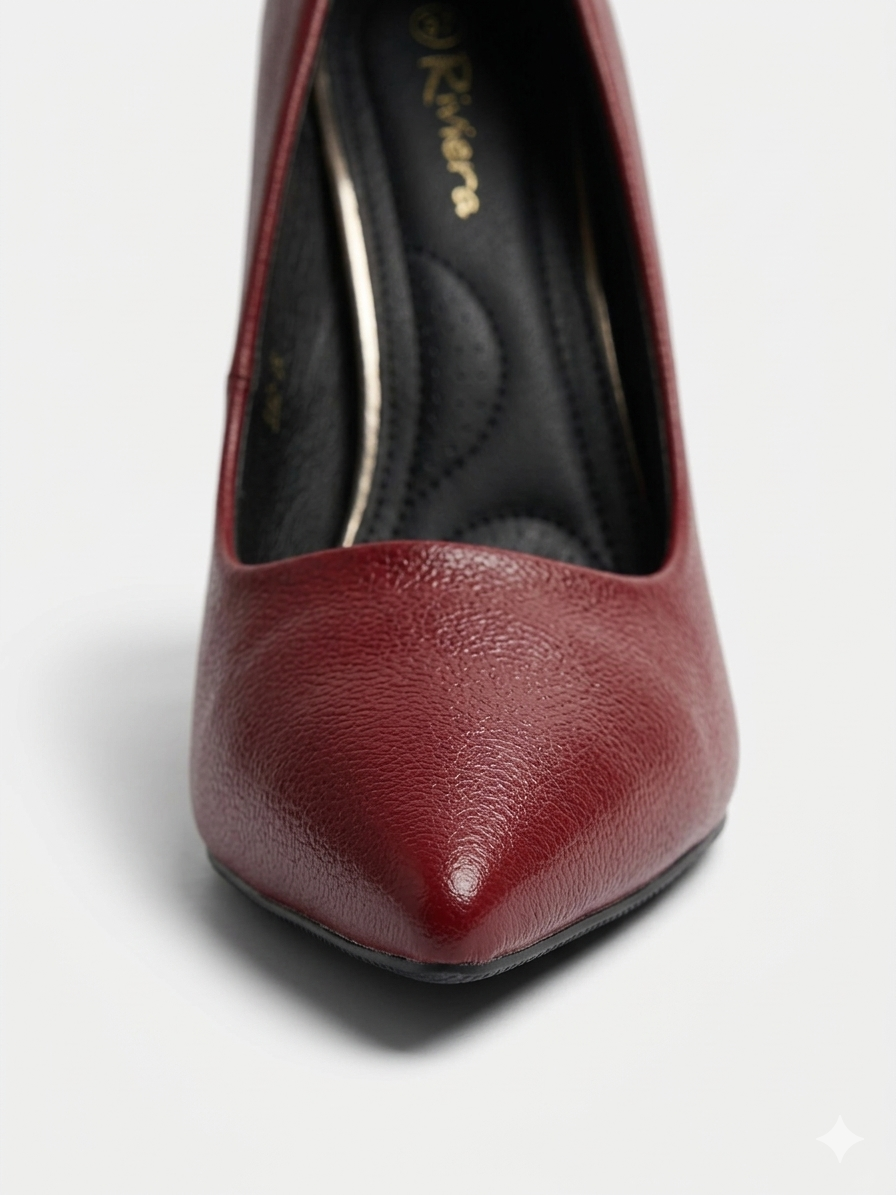 Scarlette Élégance – Escarpins Bordeaux MD6-19-MAROO