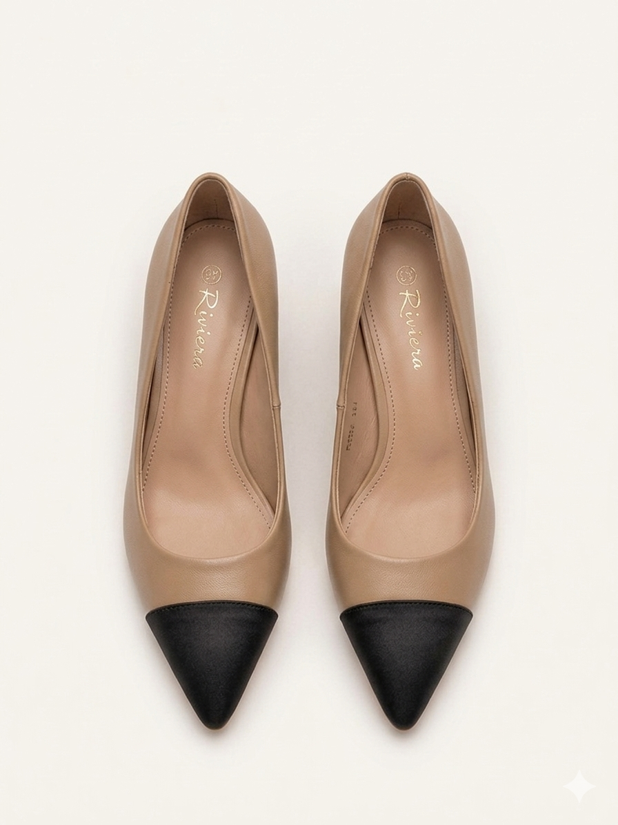 Célora Chic – Escarpins MD6-17-KHAKI